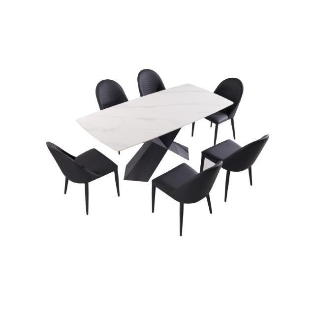 Large Picture of Furniture of America Lenvik FM3700BK-T-TABLE