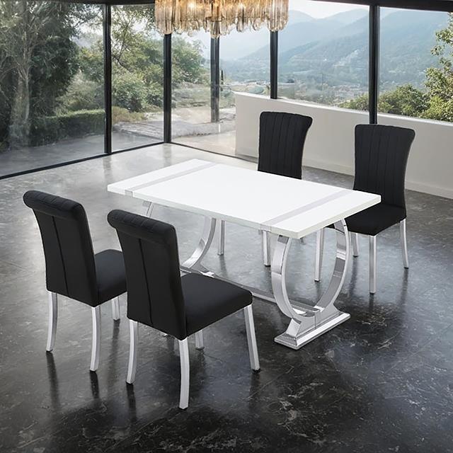 Furniture of America Holstebro FM37007SV-T-5PC-07SB 5 Pc 60