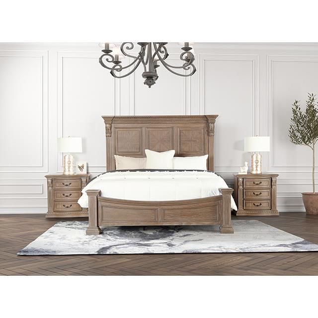 Large Picture of Furniture of America Seven Oaks FM7418AK-Q-BED Queen Bed