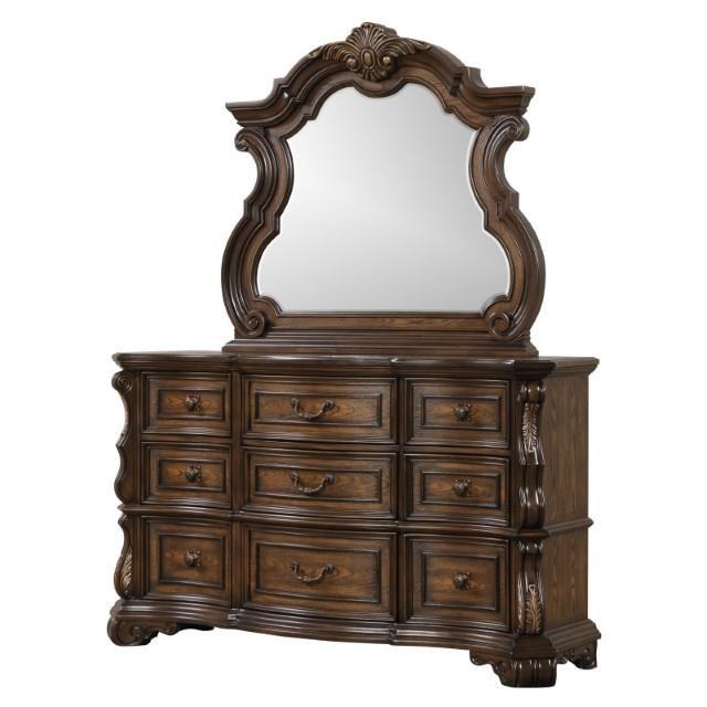 Large Picture of Furniture of America Leovanni FM70003DB-D Dresser