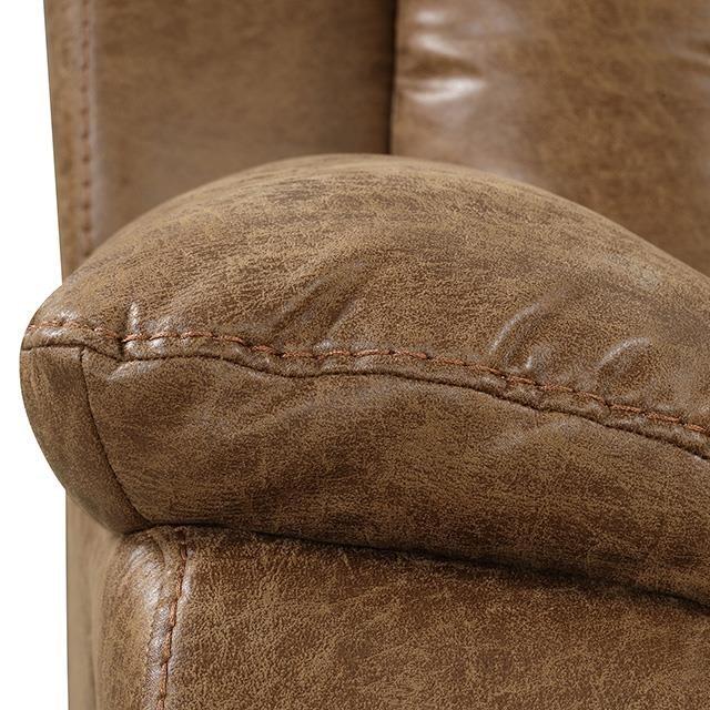 Large Picture of Furniture of America Ezekius FM6011BR-M-SECT Manual Sectional