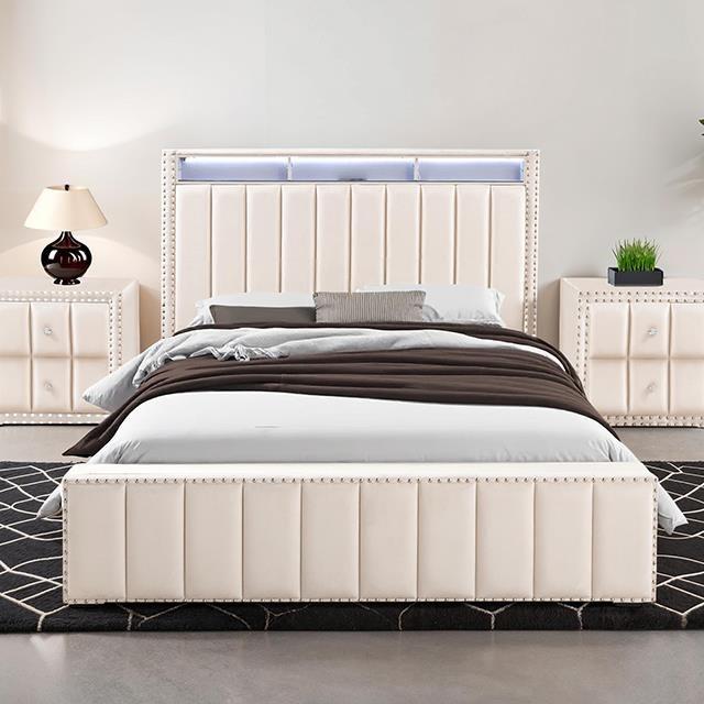 Large Picture of Furniture of America Farese SL7001BG-F-BED Full Bed