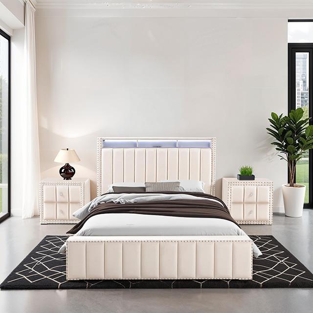 Large Picture of Furniture of America Farese SL7001BG-F-BED Full Bed