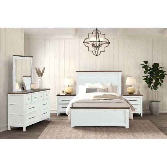 Large Picture of Furniture of America Pinetop FM7171WH-T-BED