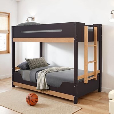 Furniture of America Nestor FM-BK201BK-T-BED Twin/Twin Bunk Bed