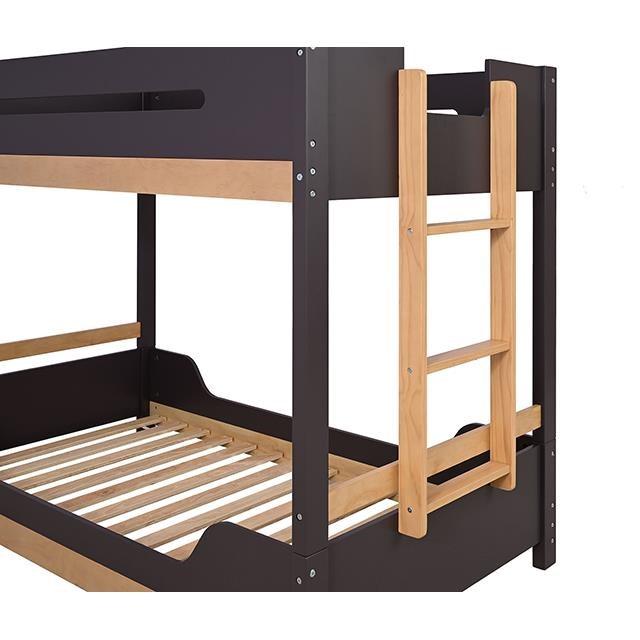 Large Picture of Furniture of America Nestor FM-BK201BK-T-BED Twin/Twin Bunk Bed