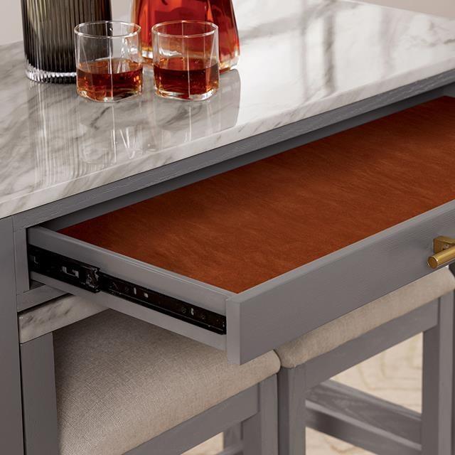 Large Picture of Furniture of America Whitehall FOA3544LG-PT-5PC