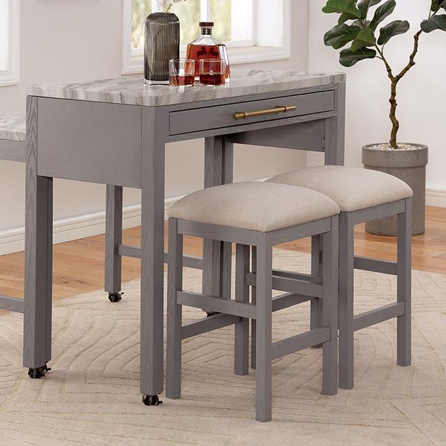 Large Picture of Furniture of America Whitehall FOA3544LG-PT-5PC