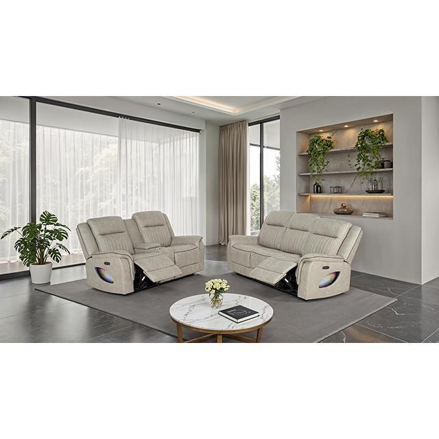 Large Picture of Furniture of America Arturus NX6061LB-LV-PM Power Loveseat
