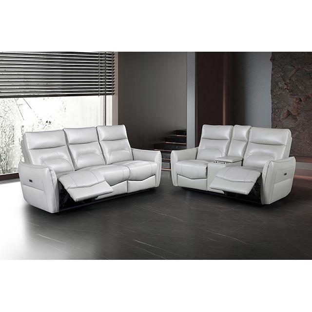 Large Picture of Furniture of America Terentius FM69006TP-LV-PM Power Loveseat