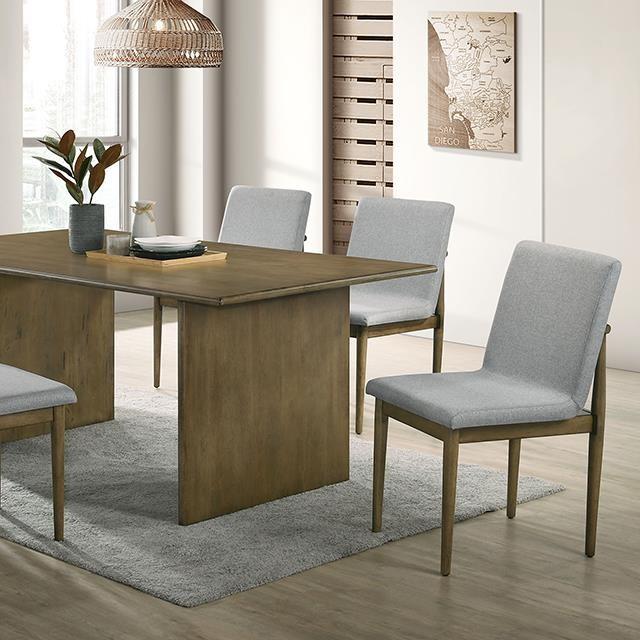 Large Picture of Furniture of America St Gallen CM3244NT-T-7PC 7 Pc Dining Table Set