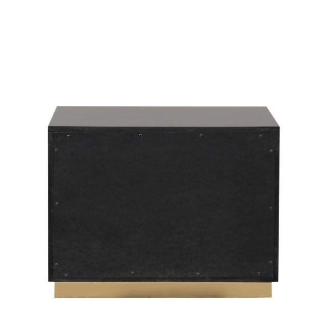 Large Picture of Furniture of America Goldsberg FM7425BK-N Nightstand