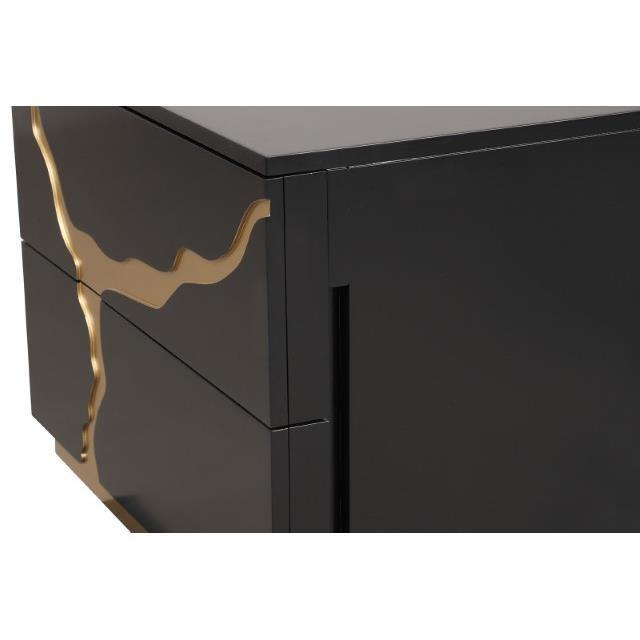 Large Picture of Furniture of America Goldsberg FM7425BK-N Nightstand