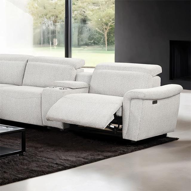 Furniture of America Hieronimus FM6014LG-SECT-PM Power Sectional