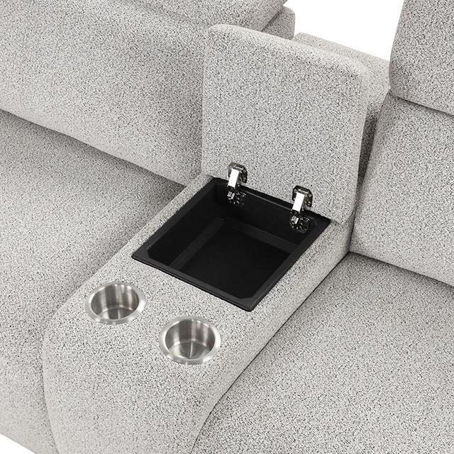 Large Picture of Furniture of America Hieronimus FM6014LG-SECT-PM Power Sectional