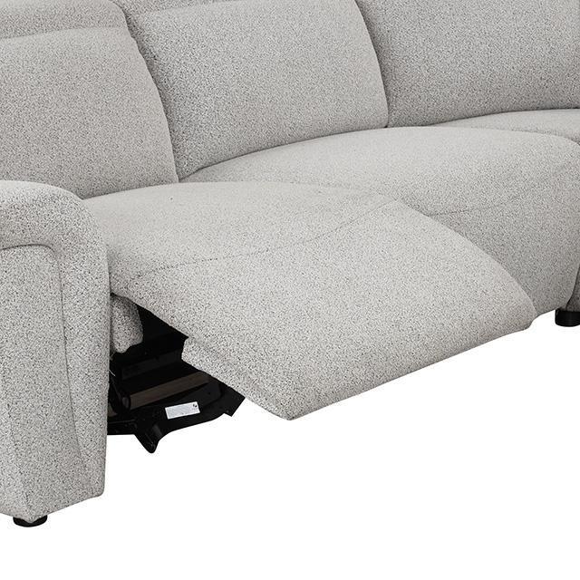 Large Picture of Furniture of America Hieronimus FM6014LG-SECT-PM Power Sectional