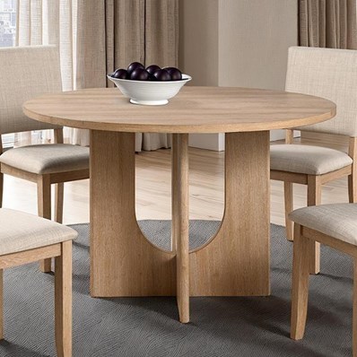 Furniture of America Oberto SL3406NT-RT Round Dining Table