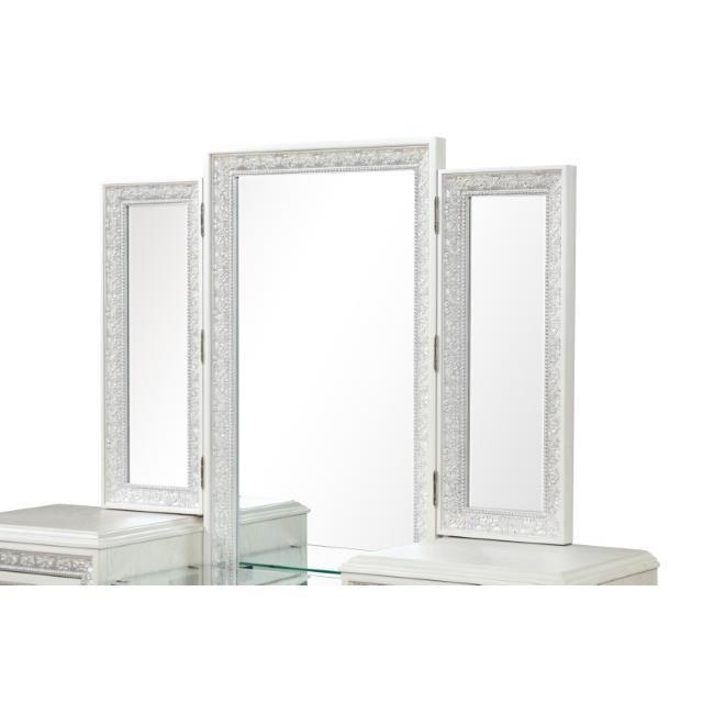 Large Picture of Furniture of America Stella Mia FM70000WH-V-SET Vanity Set