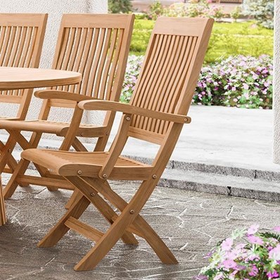 Furniture of America Nusa GM-2037 Folding Arm Chair