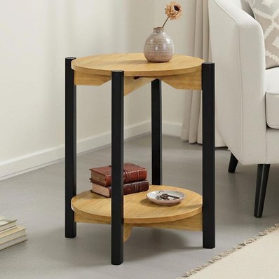 Furniture of America Hyde SL4200AK-E Round End Table