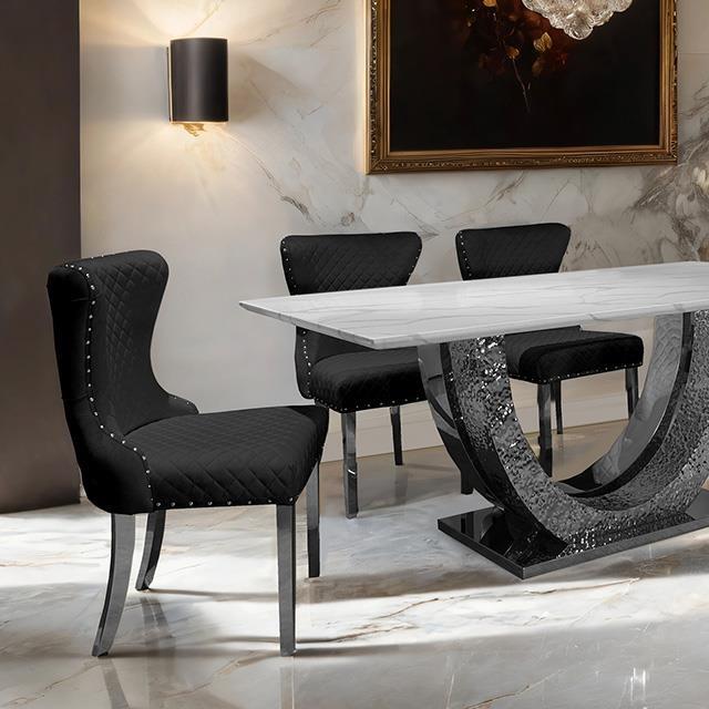 Large Picture of Furniture of America Portanova FM33003SV-T-7PC-14WH
