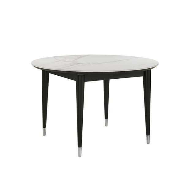 Large Picture of Furniture of America Maidstone FM32001BK-RT-5PC 5 Pc Round Dining Table Set