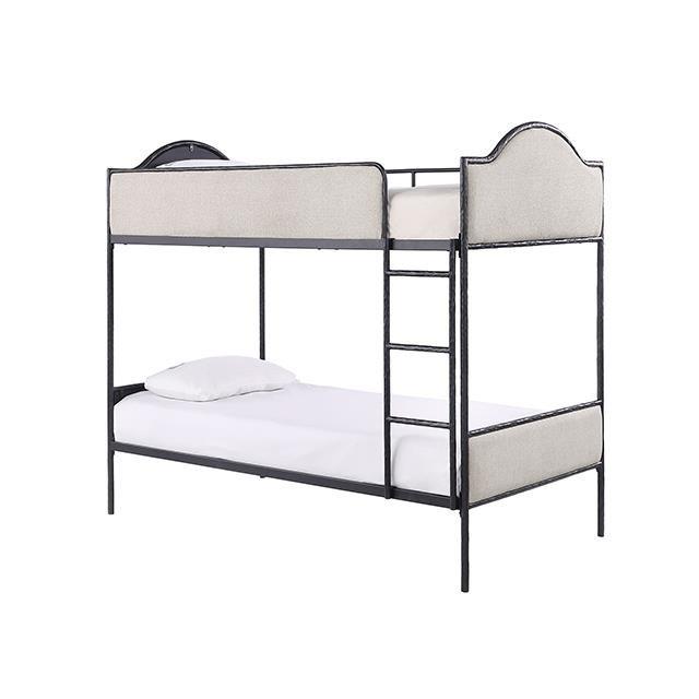 Large Picture of Furniture of America Forli FM-BK700BK-TT Twin/Twin Bunk Bed