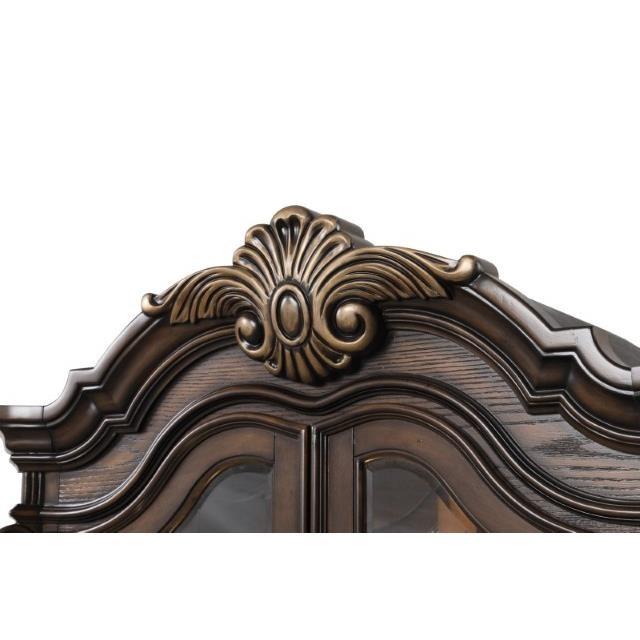 Large Picture of Furniture of America Leovanni FM31003DB-CR-SET Curio