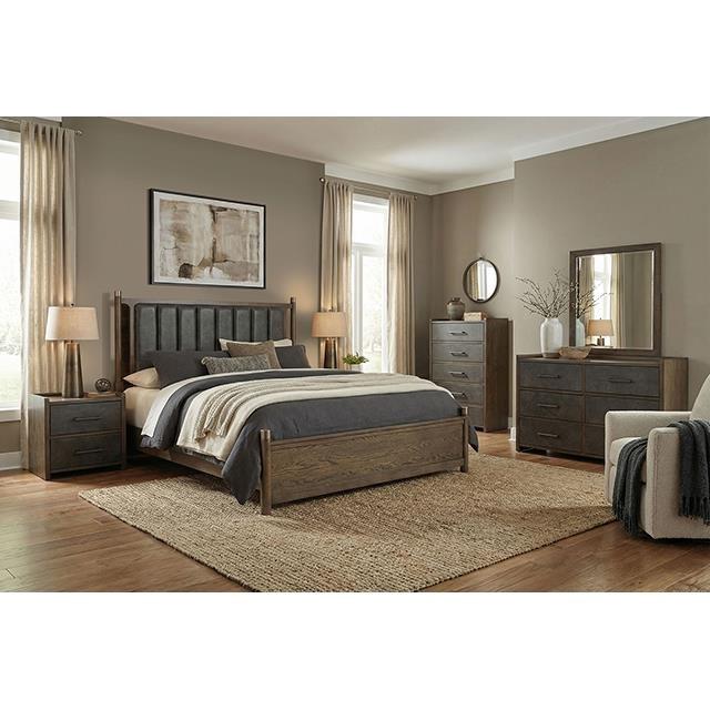 Large Picture of Furniture of America Newent FM74009DW-EK-BED King Bed