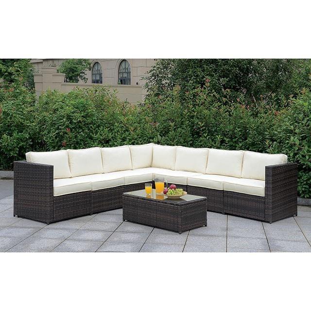 Large Picture of Furniture of America Ilona CM-OS2136-A Left Arm Chair