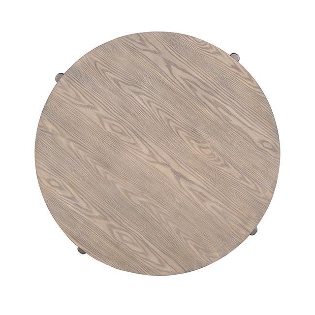 Large Picture of Furniture of America Roros FM44008NT-ER Round End Table
