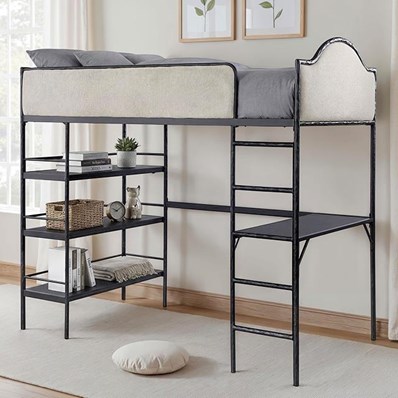 Furniture of America Forli FM-BK700BK-T Twin Loft Bed