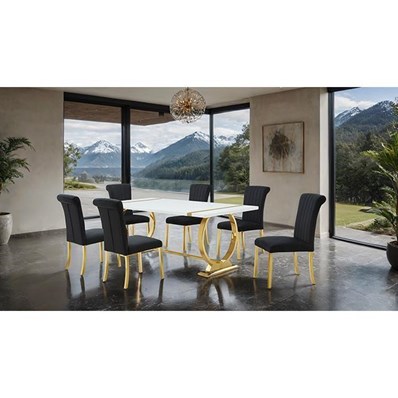 Furniture of America Holbaek FM37008GD-T 80
