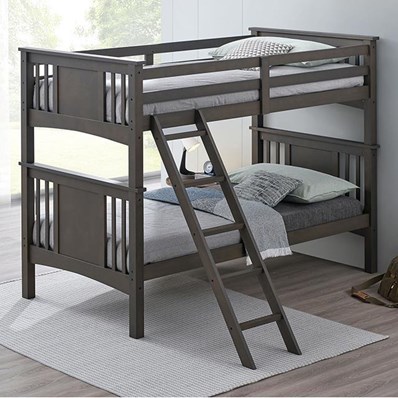 Furniture of America Spring Creek FM-BK602TT-GY-BED Twin/Twin Bunk Bed