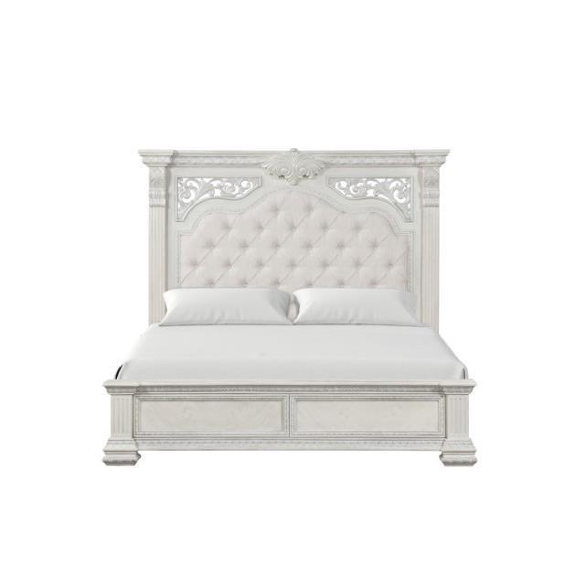 Large Picture of Furniture of America Promenade FM70001WH-EK-BED King Bed