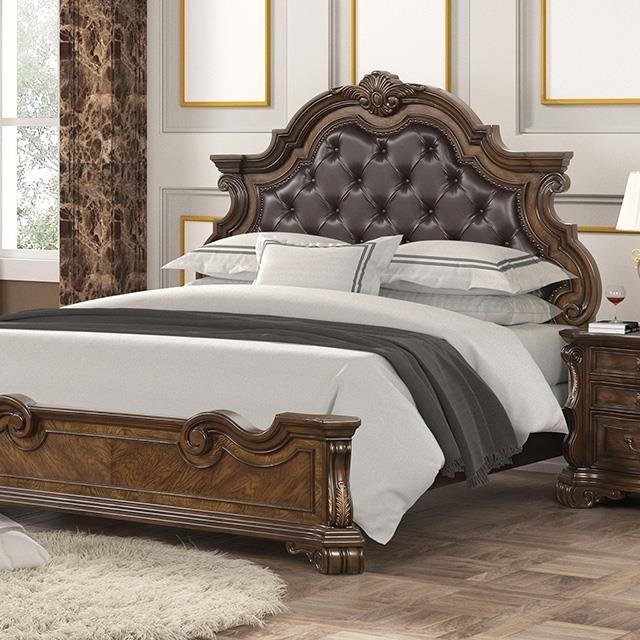 Furniture of America Leovanni FM70003DB-Q-F-BED
