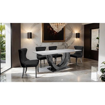 Furniture of America Portanova FM33003SV-T-TABLE Dining Table