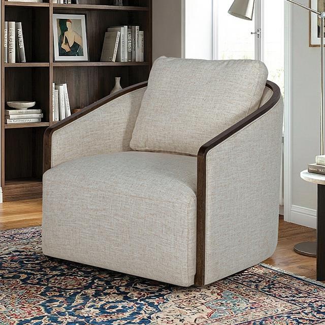 Large Picture of Furniture of America Zebina FM-AC6014LB-SW Swivel Chair