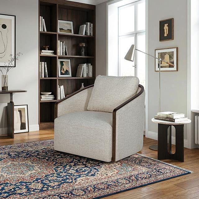 Large Picture of Furniture of America Zebina FM-AC6014LB-SW Swivel Chair