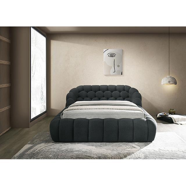 Large Picture of Furniture of America Newquay FM7260BK-EK-BED King Bed