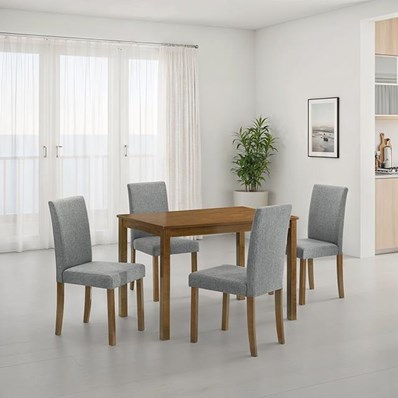 Furniture of America Worland FM32003AK-T-5PC 5 Pc Dining Table Set