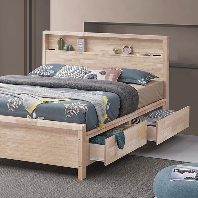 Large Picture of Furniture of America Grange FM7109WH-Q-BED Queen Bed