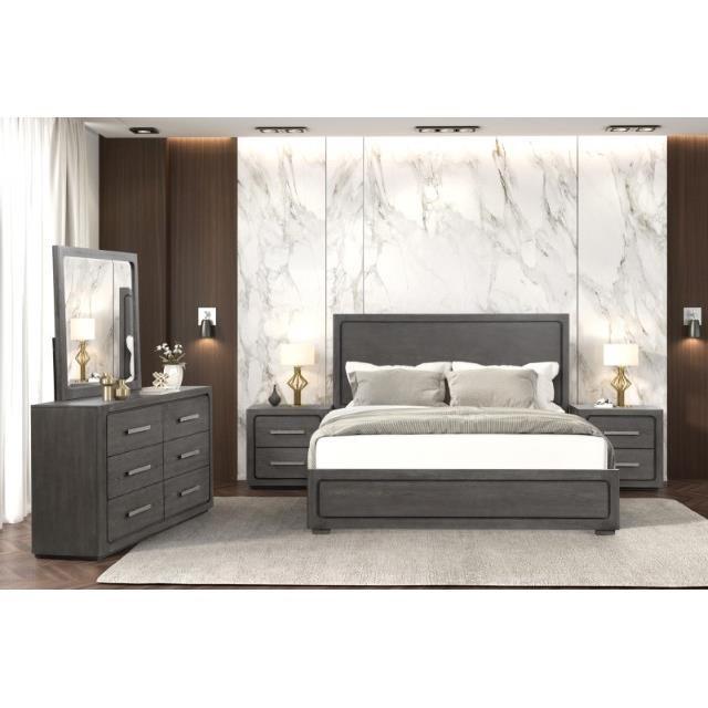 Large Picture of Furniture of America Crowthorne FM70100GY-M Mirror