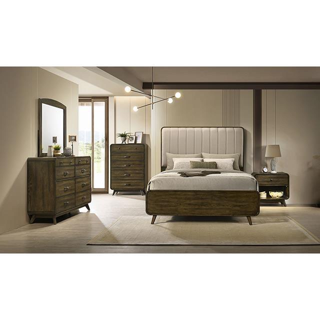 Large Picture of Furniture of America Eastlin FM72029WN-EK-BED King Bed