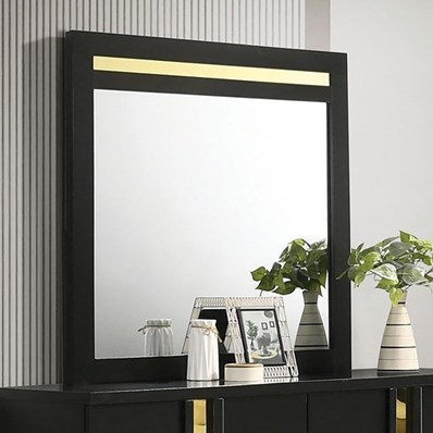 Furniture of America Lillestrom FM7217BK-M Mirror