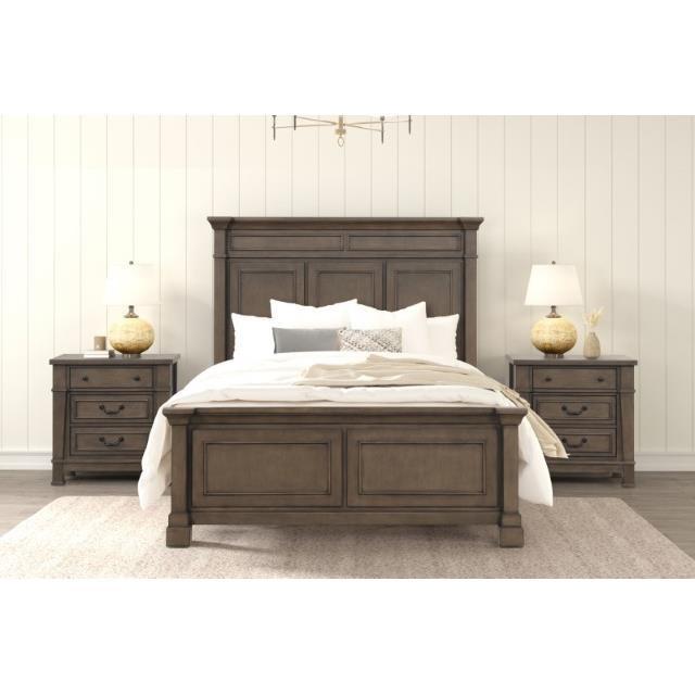 Large Picture of Furniture of America Huddersfield FM7702DB-Q-BED Queen Bed