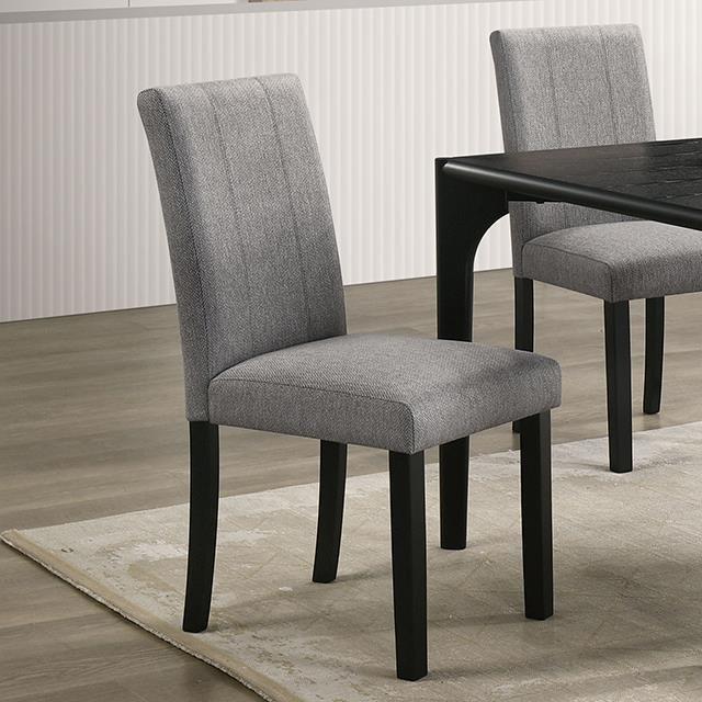 Large Picture of Furniture of America Amelio FM32009BK-SC-2PK Set Of 2 Side Chair