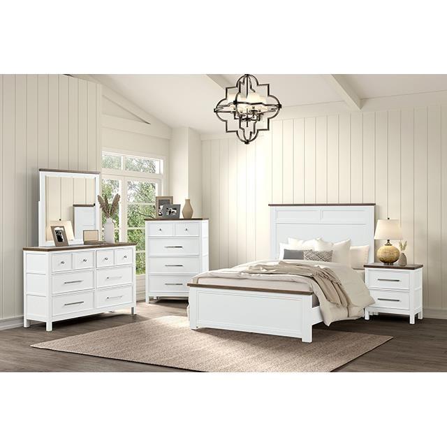 Large Picture of Furniture of America Pinetop FM7171WH-D Dresser
