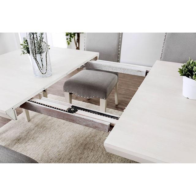 Large Picture of Furniture of America Daniella CM3630T-7PC 7 Pc Dining Table Set