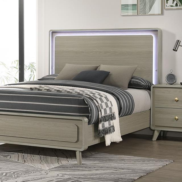 Furniture of America Rainier FM72002GY-EK-BED